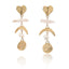 Gold Celestial Ladder Earrings - Dea Dia