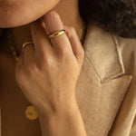 14k Gold Arch Ring - Dea Dia
