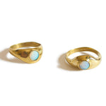 Aether Ring - Gold Opal Ring - Dea Dia