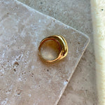 Atrium Ring - Modern Domed Ring in Gold or Silver - Dea Dia
