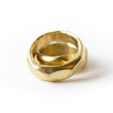 Big Butte Ring - Organic Faceted Ring in Silver or Gold - Dea Dia