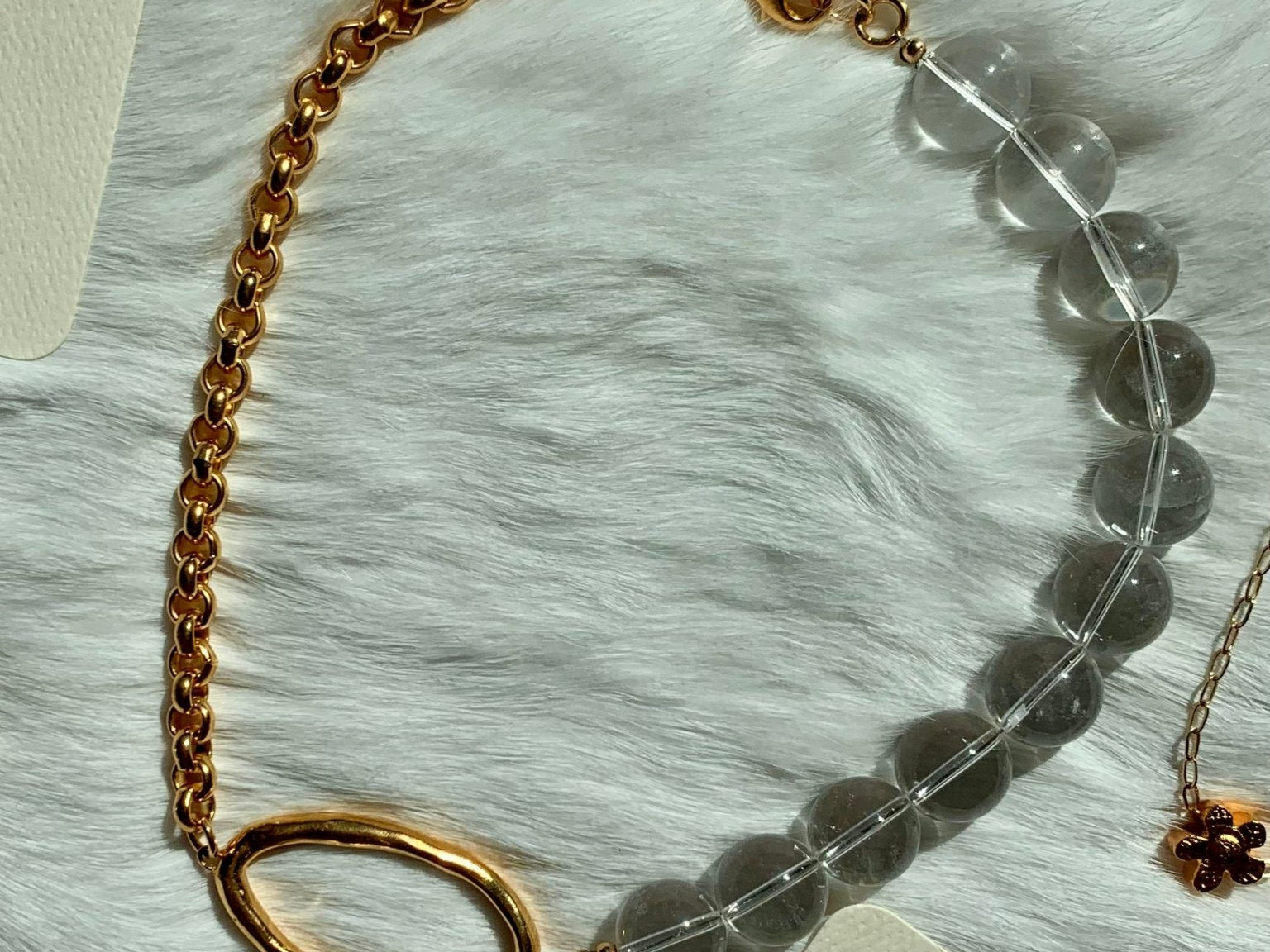 Gemini Quartz Necklace - Archive Sale - Dea Dia