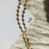 Maritime Necklace - Gold Mariner Chain Necklace - Dea Dia