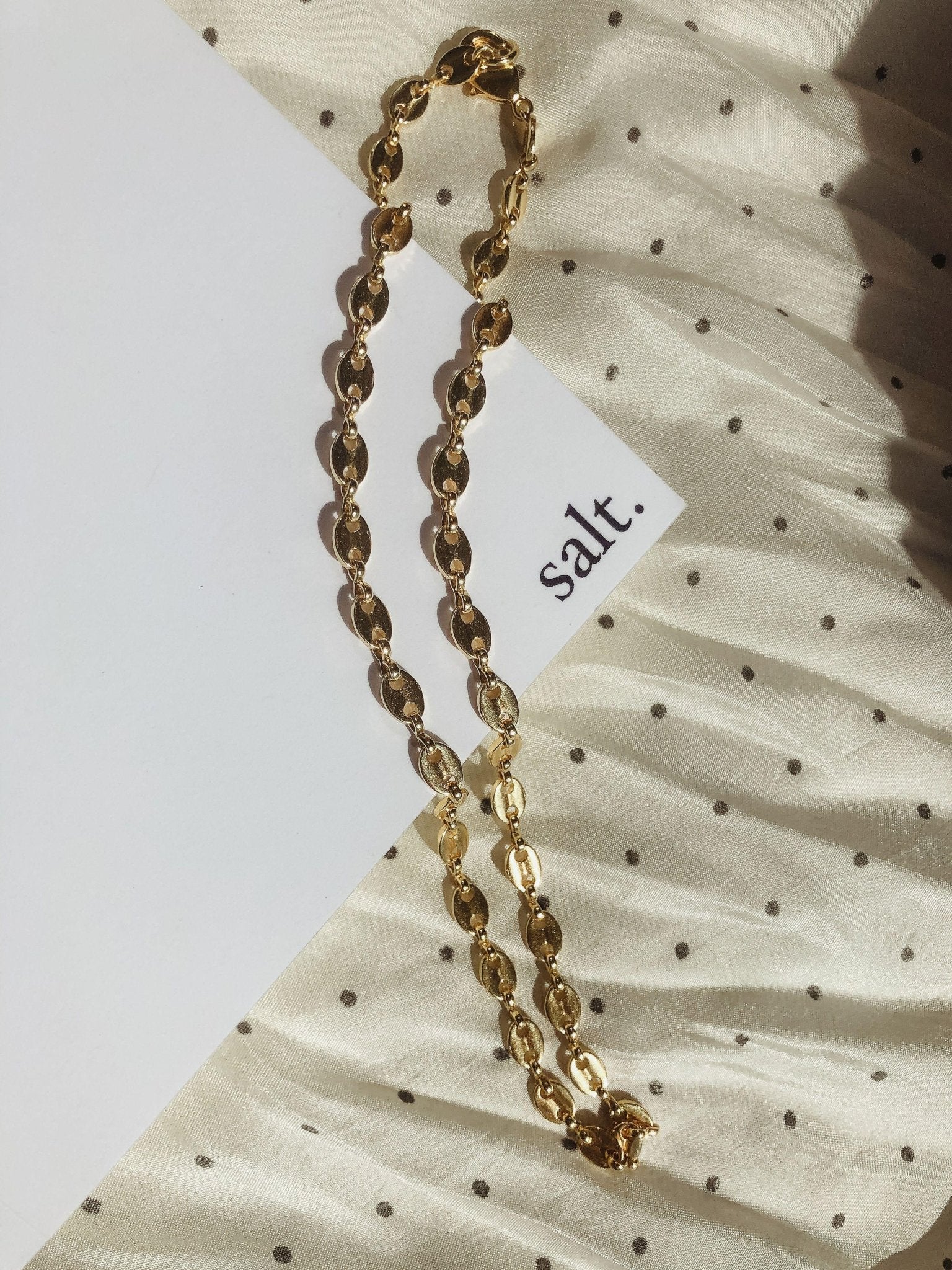 Maritime Necklace - Gold Mariner Chain Necklace - Gucci Chain - Dea Dia