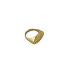 Obscura Oval Signet Ring in Gold & Silver - Dea Dia