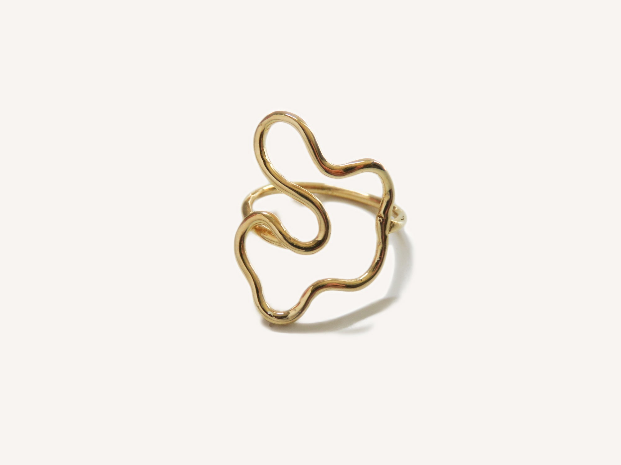 Puddle Ring - Gold Abstract Ring - Dea Dia