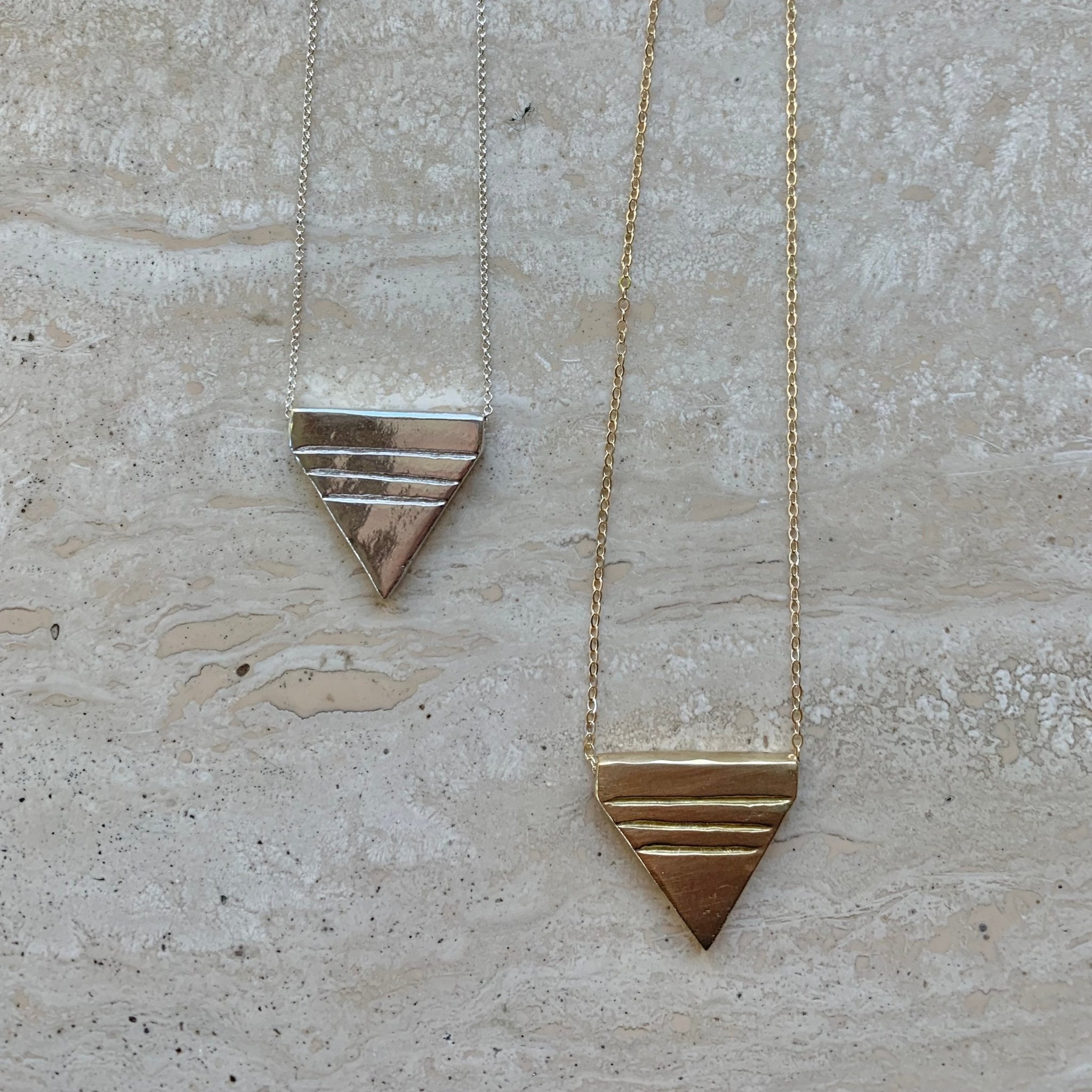 Rituals Necklace - Symbolic Triangle Necklace - Archive Sale - Dea Dia