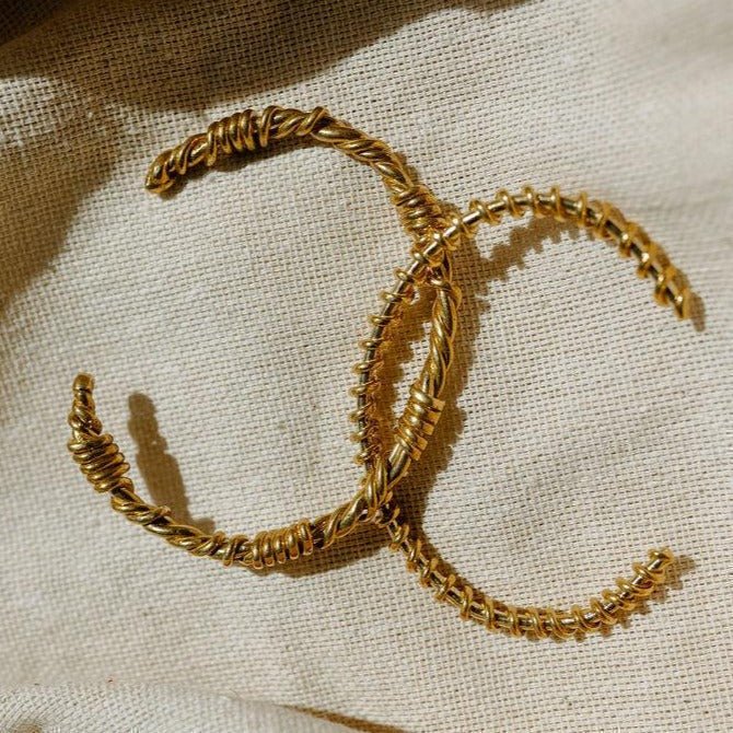 Spiral Bracelet in Gold - Dea Dia
