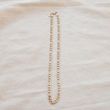 Thick Gold Figaro Chain Necklace - Dea Dia